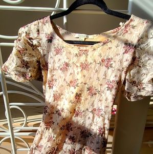 Vintage style print dress